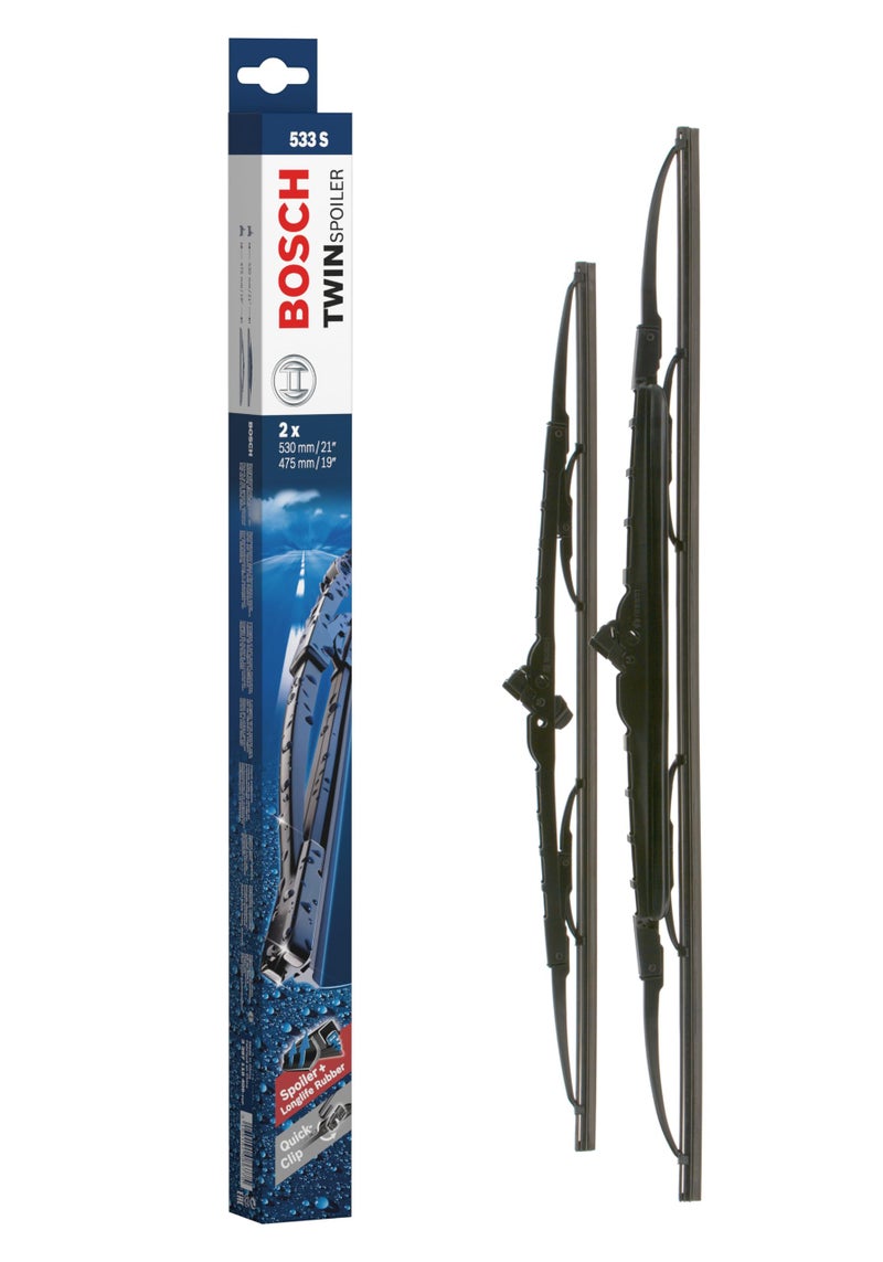 BOSCH 3397118406 Twin Spoiler Original Equipment Replacement Wiper Blade  2119 Set of 2